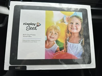 Nixplay Seed 10" Ultra WiFi Cloud  Frame Black  New Rare - Image 1 of 4