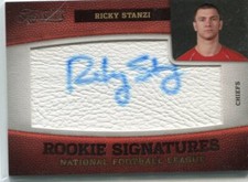 2011 Timeless Treasures - RICKY STANZI - Autograph Leather - IOWA HAWKEYES /299