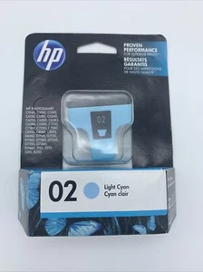 HP 02 Printer Ink Cartridge - Light Cyan - Warranty Ends 2017 - Picture 1 of 2