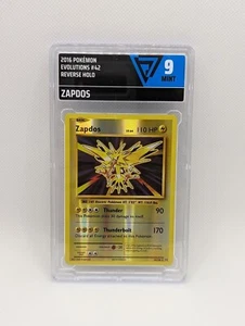 Pokémon Zapdos Holo - Graded 9 #42/108 Evolutions - Bild 1 von 2