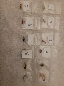One(1) SET American Padlock Top and Bottom Pins, Clips and Springs Sport Package - Picture 1 of 9