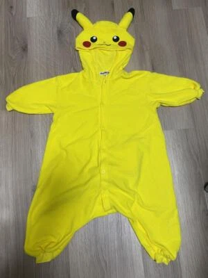 SAZAC Pokemon Pikachu Niños Disfraz Vellón Kigurumi Juegos con disfraces 130 110 Foto 1 de 4