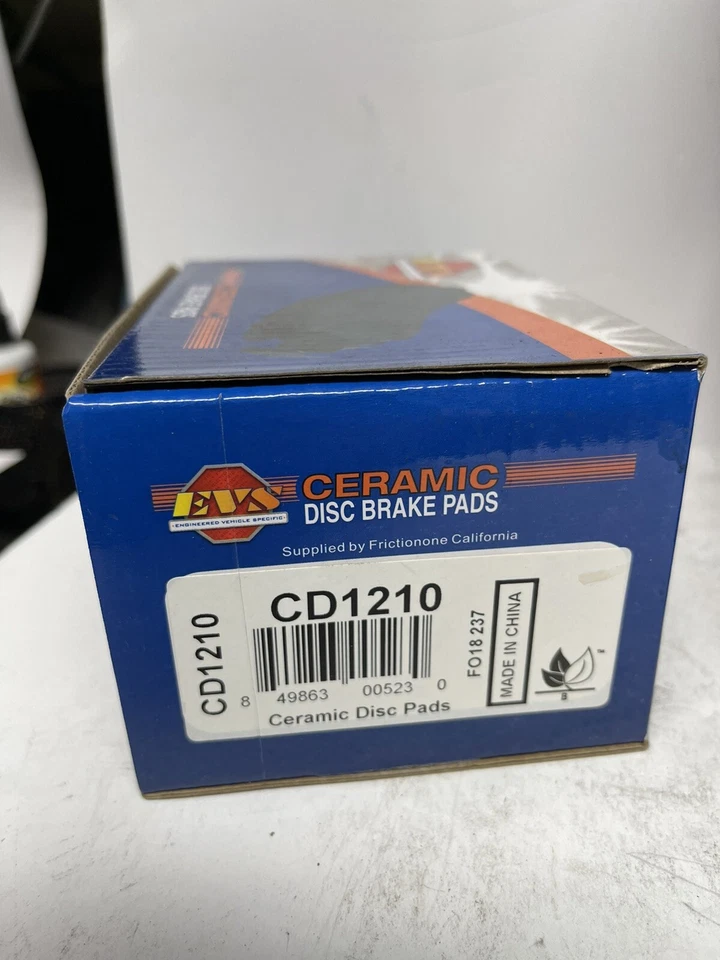 Комплект дисковых тормозных колодок передний дисковый тормоз EVS трение CD1210 - Изображение 1 из 4