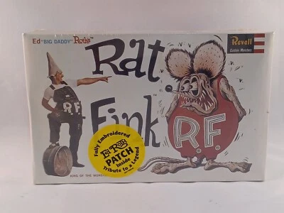 Revell 2001 Rat Fink w/ Patch Ed Roth Big Daddy Model Kit Factory Sealed NIB - Image 1 of 4