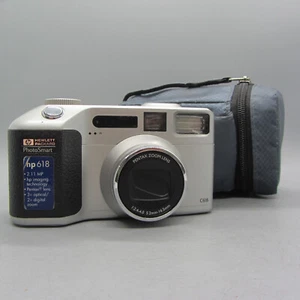 HP Digital Camera Photosmart C618 2.1MP Silver Tested - Picture 1 of 10