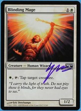 Blinding Mage Magic 2010 / M10 NM Common Artist Signed CARD (s1881) ABUGames