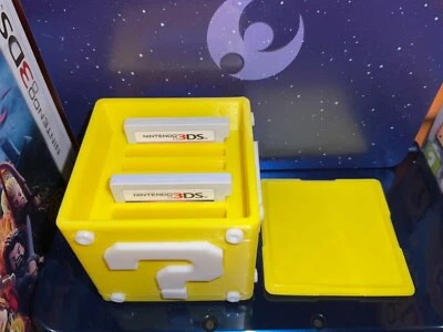 Mario Question Block (Nintendo 3DS) Game Holder Up To 7 Cartridges - Image 1 of 3