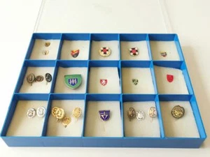 Bundeswehr, kleine Sammlung Anstecknadeln/ Abzeichen in Kasten - Bild 1 von 12