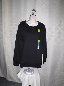 Long Sleeve Active Crewneck Sweatshirts size XXL,Tek Gear, Black & Light Grey NW - Picture 1 of 23