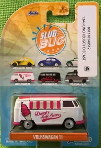 Jada Punch Buggy Slug Bug Volkswagen T1 Microbus Darryl's Soft Serve Diecast Car - Picture 1 of 1