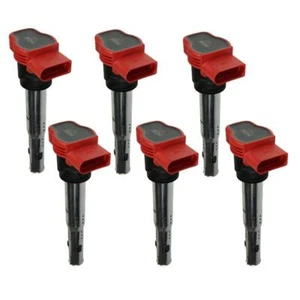 NGK Set of 6 COP Ignition Coils For Audi A4 A6 A7 A8 Quattro Q5 Q7 S4 S5 SQ5 - Picture 1 of 1