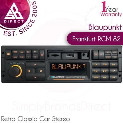 Blaupunkt Frankfurt Rcm 82 DAB Retro Oldtimer Stereo │Bluetooth │ +│ USB │ Aux - Bild 1 von 4