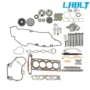 LABLT Timing Chain Gear Kit Head Gaskets Water Pump For GM 2.0L 2.4L Ecotec - Foto 1 di 14