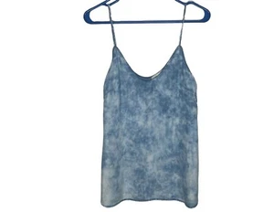 Cloth & Stone Anthropologie Women XS Tank Top Chambray Blue Acid Wash Pullover - Picture 1 of 7