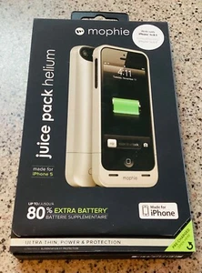 NIB Juice Pack Helium Air Battery Case Apple iPhone 5 5s Free Shipping! - Picture 1 of 4