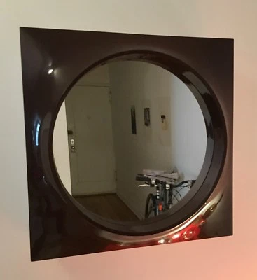 Mid Century 现代复古棕色镜面梳妆存储 Kartell Panton eames  — 第 1/4 张图片