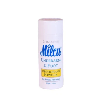 Milcu Underarm And Foot Deodorant Powder 80g - Image 1 of 4