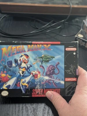 Mega Man x Super Nintendo SNES Complete in Box - Image 1 of 4