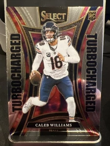 2024 Panini Select Caleb Williams Turbocharged #11 Chicago Bears Rookie RC - Picture 1 of 4