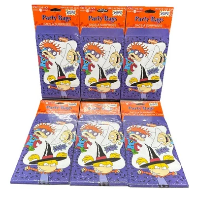 Rugrats Nickelodeon Halloween Trick or Treat Bags 18 Count Lot of 6 Packages NEW - Image 1 of 4