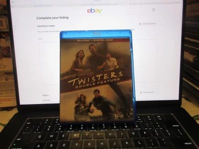 Twisters Double Feature (Blu-ray, 2-disc) NO Digital UNPLAYED DISCS Foto 1 de 4