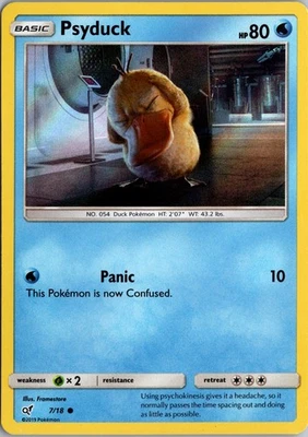 Psyduck (Holo Common) Holo Common Detective Pikachu 7/18 NM - Image 1 of 2