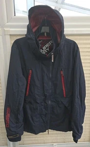 Mens XXL 2XL Superdry Mens Navy / Red Hooded Windattacker. Great Clean Condition - Picture 1 of 10