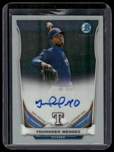 2014 Bowman Yohander Mendez #BCAP-YM Chrome Auto - Bild 1 von 2