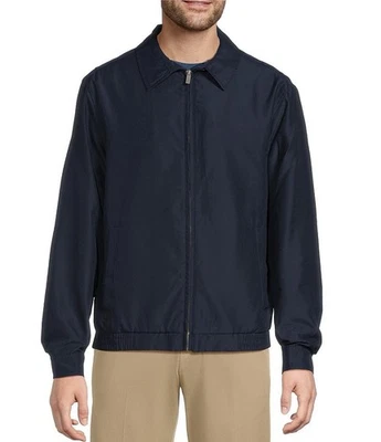 Chaqueta Roundtree & Yorke Newport Heritage, talla L, ajuste clásico, color azul marino. Foto 1 de 4