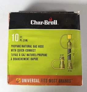 Char-Broil 10 Fuß Schnellkupplung Propan/Erdgasgrill Schlauchset #4615 offene Box - Bild 1 von 2
