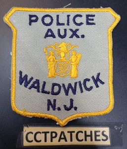 WALDWICK, NEW JERSEY AUXILIARY POLICE SHOULDER PATCH NJ - Picture 1 of 2