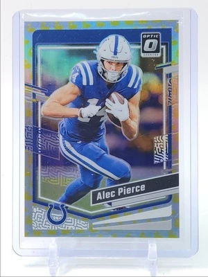 ALEC PIERCE 2023 DONRUSS OPTIC FOOTBALL FLEX PRIZM COLTS /149 Q1318 - Image 1 of 2