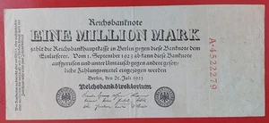 Germany 1 Million Mark 1923 Pick 94 Fine+ - Picture 1 of 1
