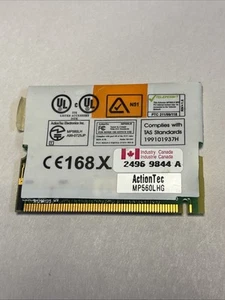 ActionTec MP560LH 56k V.90 Modem Wireless Card @CPU200 - Picture 1 of 1