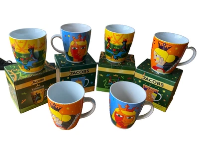 Kaffeebecher Jacobs von Ritzenhoff  je zwei Tassen 4., 5. und 6.  Edition - Bild 1 von 3