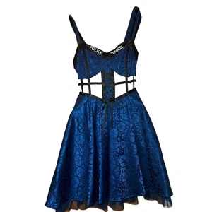 Hot Topic BBC Exclusive DR Who Police Public Call Box Dress MD Halloween Cosplay - Bild 1 von 8