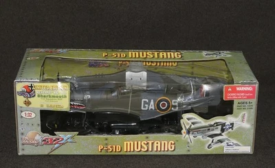 21st Century Plane P-51D Mustang 1:32 WWII Sharkmouth 112 Squadron RAF MIB - Image 1 of 4