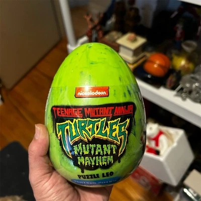 Rompecabezas TMNT Mutant Mayhem 100 piezas Leo Egg niños edades 4+ Foto 1 de 4