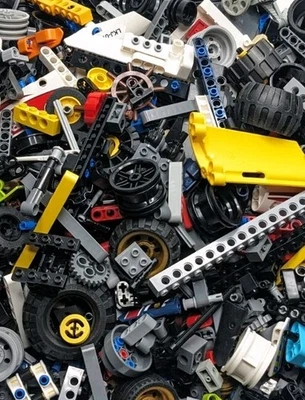 2 Pounds LEGO TECHNIC Pieces Bulk Lot Mix Bricks Pins Liftarms Axles Mindstorms - Image 1 of 4