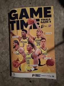 2025 Indiana Pacers Playoff Gametime Program NBA Finals Game 4 6/13/25 2025 - Picture 1 of 1