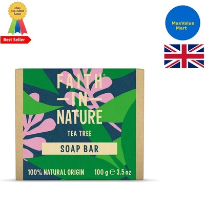 Plastic-Free 100g Tea Tree Hand Soap - Antifungal & Antiseptic Properties