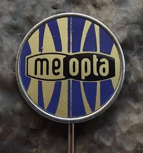 Vintage Meopta Art Deco Design Czech Optical Photographic Company Pin Badge - Picture 1 of 2