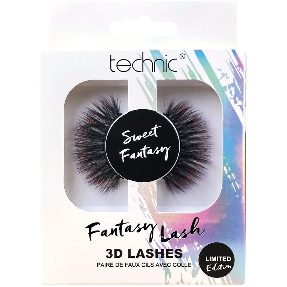 BADGEQUO Fantasy Lashes Sweet Fantasy - Falsche Wimpern Augen schwarz lang natürlich aussehend