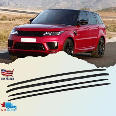 Black Side Roof Rack Rail For Land Rover Range Rover Sport 2014-2022 Baggage - Image 1 of 4