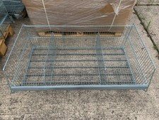 KORB STAPELKORB GITTERKORB SANITÄRFACHMARKT LAGERREGAL TRENNGITTER WARENKORB 50x