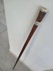 BASTONE da PASSEGGIO CORNO DI CERVO WALKING CANE wood stick and deer horn 1960