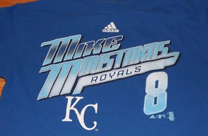 Kansas City Royals - Mike Moustakas #8 - Short Sleeve T-shirt - Youth L - Picture 1 of 2