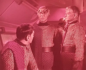 RARE STAR TREK TOS “BALANCE OF TERROR” - Romulans on the Bridge - 35mm FILM CLIP - Picture 1 of 3
