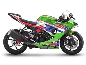 NEW Graphic kit for ZX-6R (2024~) Full Decal Sticker Kit (CLS-PBL) - Picture 1 of 6