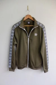 Umbro Track TT Tracksuit jacket M Green Sportswear Casual VGC - Picture 1 of 9